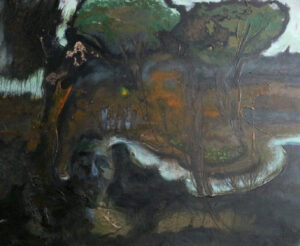 Title Essence of nature-1, Media Acrylic on canvas, Size 30X36cm Year 2022