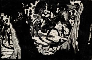on-the-way-to-the-fair-1-10-x-16cm-1947-wood-engraving