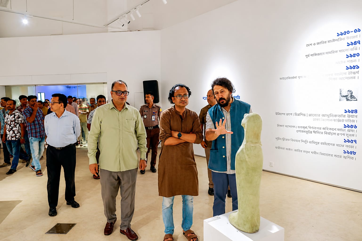 At the Nalinikanta Bhattasali Gallery of the Bangladesh National Museum, Photo: Collected