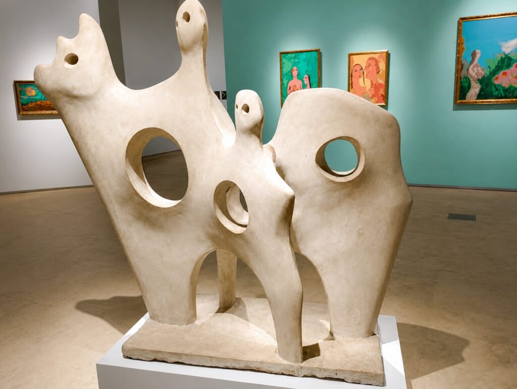 Novera Ahmed A Modern Artistic Language Constructed Through the Architecture of Emotion Gallery Halkhata3