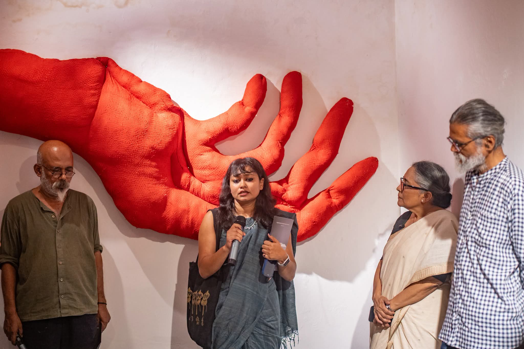 Motherhood has long been a subject in contemporary art, yet relatively few artists explore it as a process of bodily reconstruction, the rewriting of identity, and the politics of invisible labour. In her solo exhibition Fragmented yet Tangled: Living Within 2, artist Bubly Barna