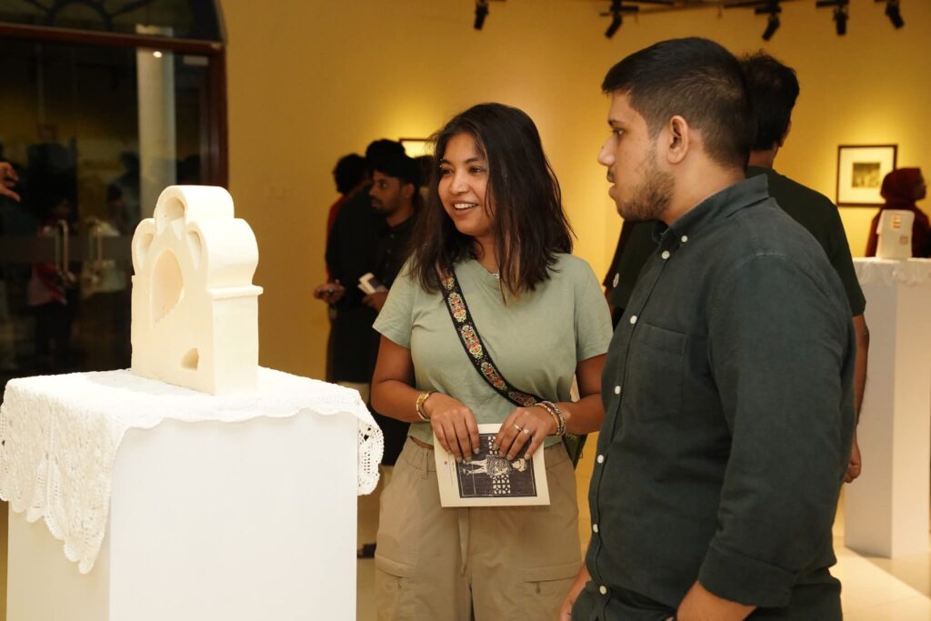 Sarah Jabin’s ‘Chowkath’ Opens at Alliance Française de Dhaka, Exploring Women, Memory and Cultural Heritage gallery halkhata