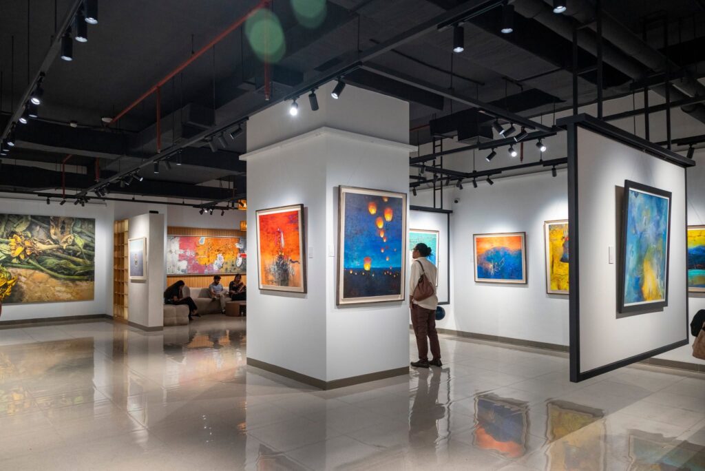 Bhumi Gallery display, Photo Credit: Bhumi Gallery
Persistence Opens at Bhumi Gallery: A Collective Artistic Journey of Ten Contemporary Bangladeshi Artists