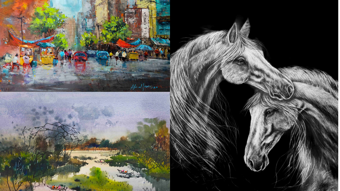 16 Years of Jolerdhara Fine Arts Chitromel Brings Together 81 Artists gallery halkhata