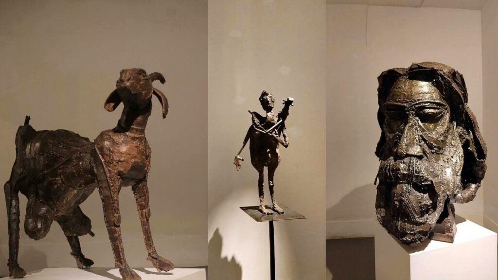 Heartbeat in Steel ‍solo exhibition sculptor Toufiqur Rahman gallery halkhata