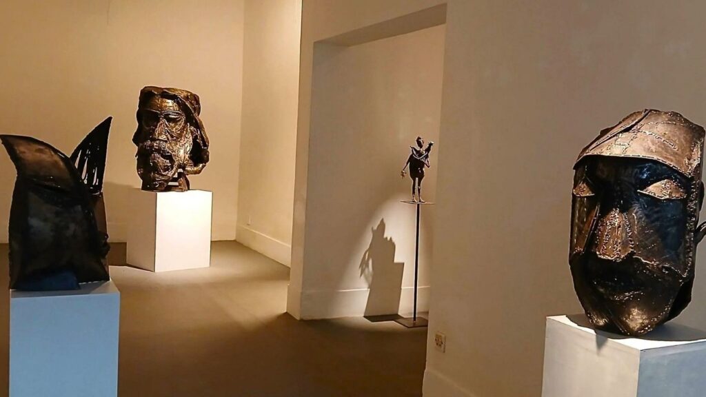 Heartbeat in Steel ‍solo exhibition sculptor Toufiqur Rahman gallery halkhata
