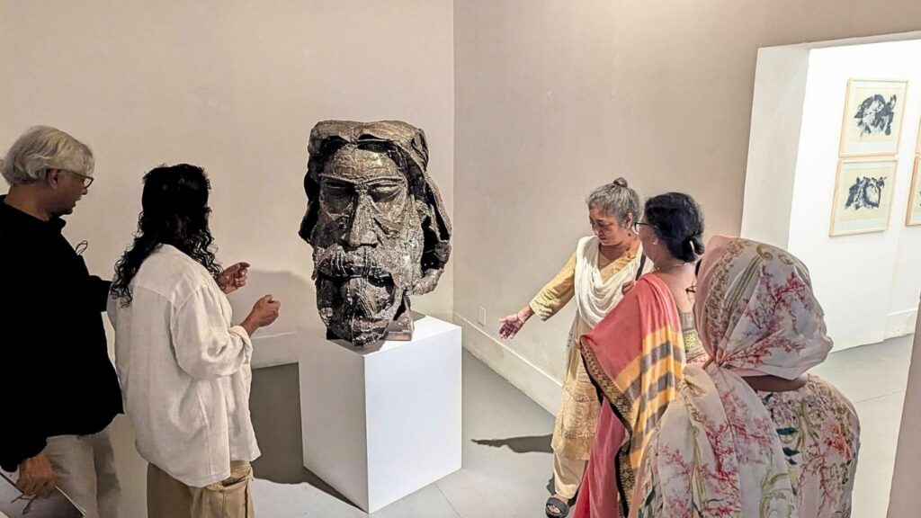 Heartbeat in Steel ‍solo exhibition sculptor Toufiqur Rahman gallery halkhata