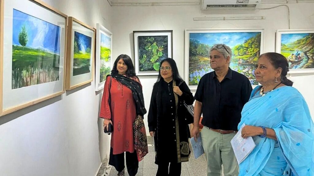 Sky Earth Water Seven Women Artists Give Voice to the Unspoken gallery halkhata