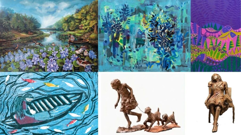 Sky Earth Water Seven Women Artists Give Voice to the Unspoken gallery halkhata